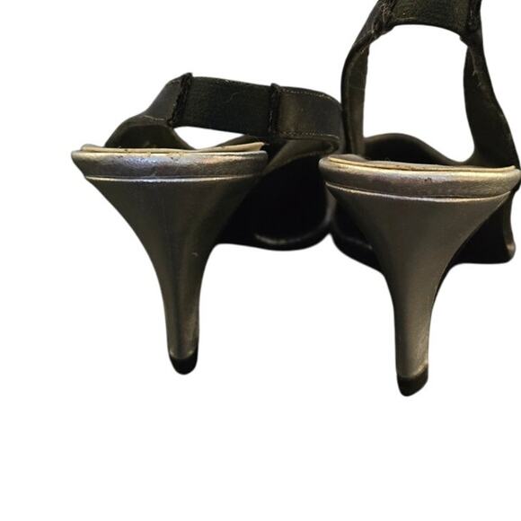 Night Life by Life‎ Stride Satin Slingback Pumps Size 9 NIB Y2K - Picture 5 of 7